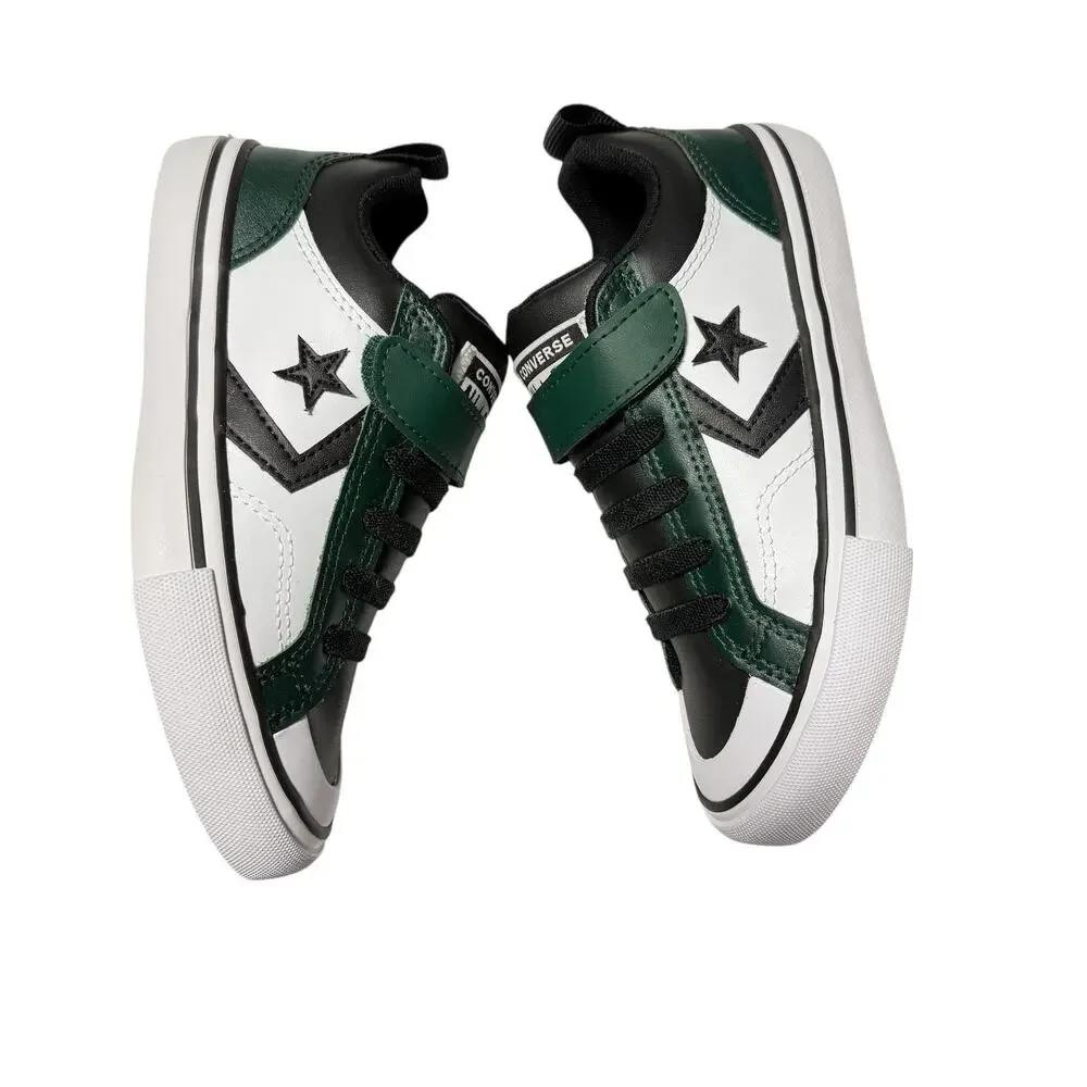 Converse Pro Blaze Low Top Shoe Green and Black/White Kids Size /13